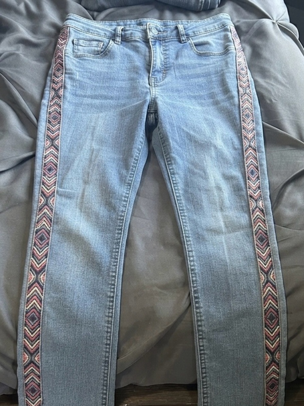 Embroidered jeans